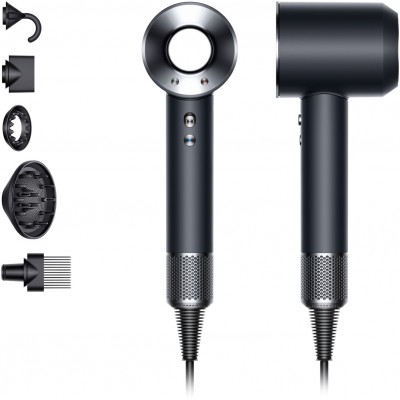 Dyson HD07 Supersonic Bl/Nickel 386816-01(Αντιπροσωπείας)